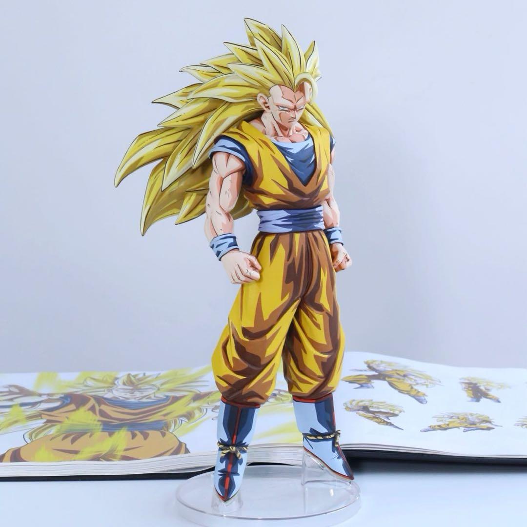 ドラゴンボール 一番くじ　A賞　超サイヤ人　3孫悟空 ペイント 二次元彩色