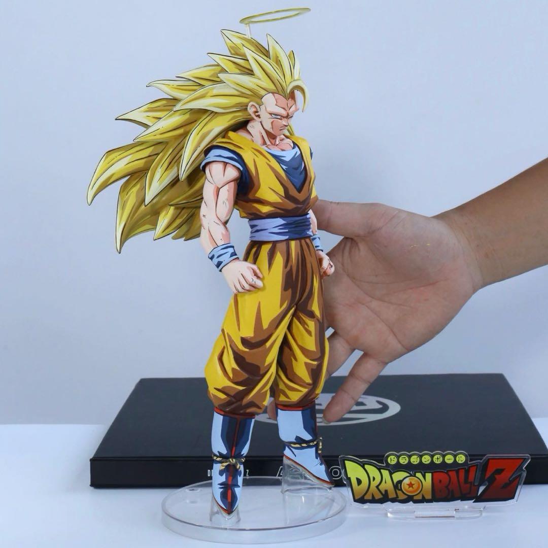 ドラゴンボール 一番くじ　A賞　超サイヤ人　3孫悟空 ペイント 二次元彩色