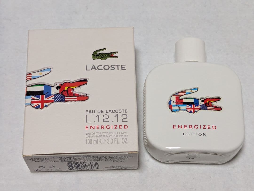 オーデラコステL.12.12エナジャイズドエディションプールオムEDT100ml