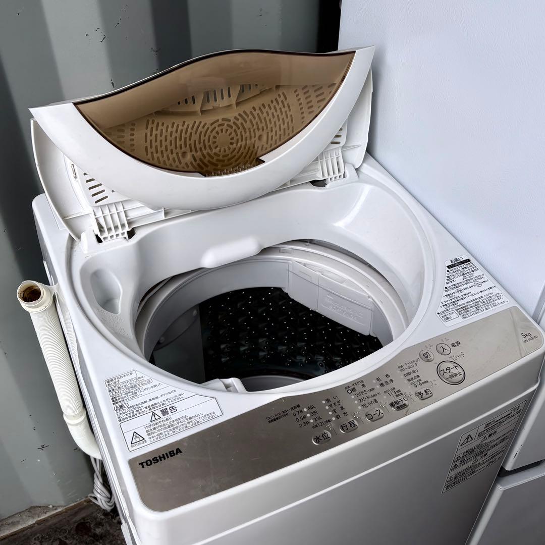 運搬取付無料！純正東芝冷蔵庫・洗濯機＋フラットレンジ３点セット！完動美品！