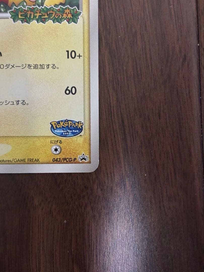 ポケパークのピカチュウ ポケモンカード プロモ