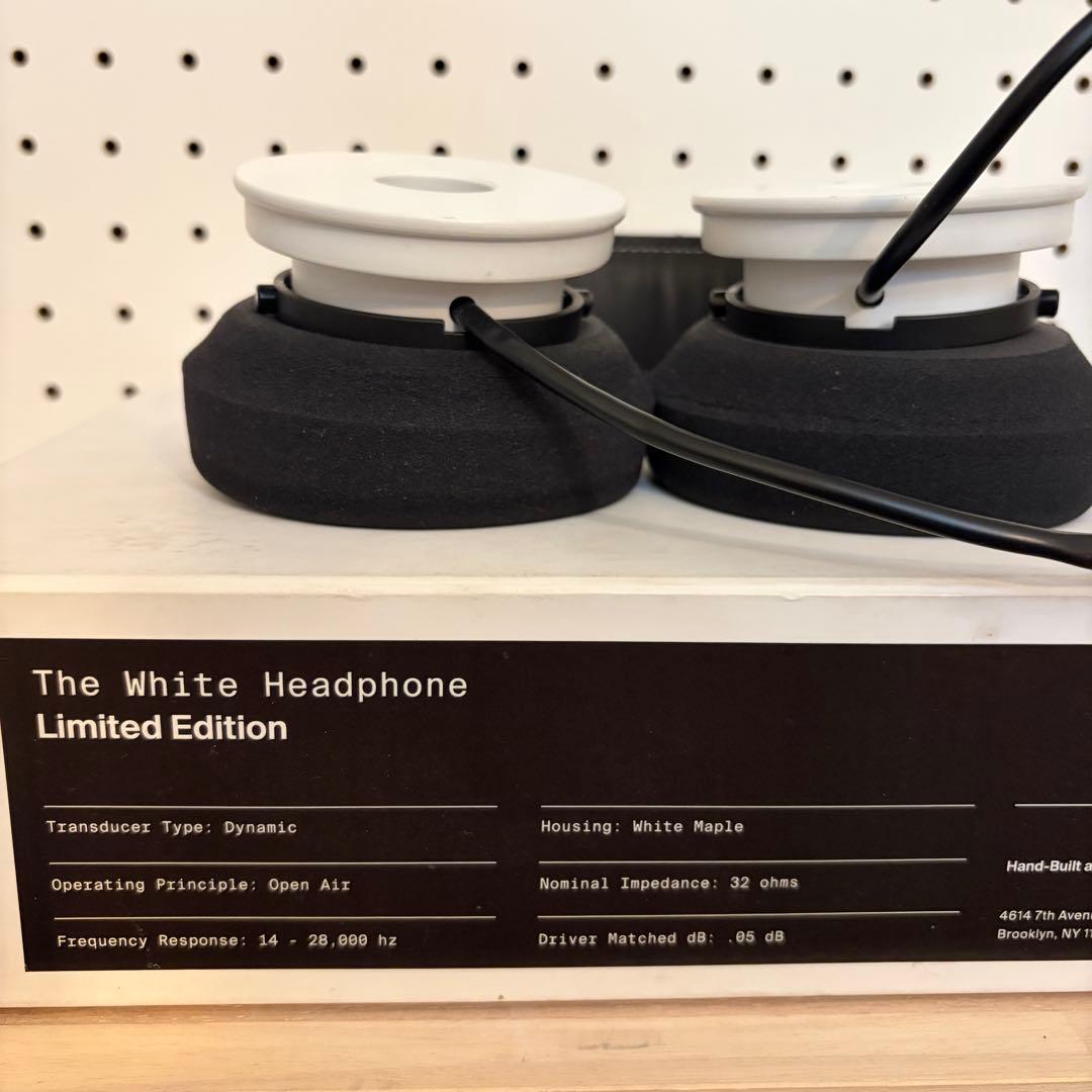 美品 Grado WH1 \"The White\" Limited ヘッドホン