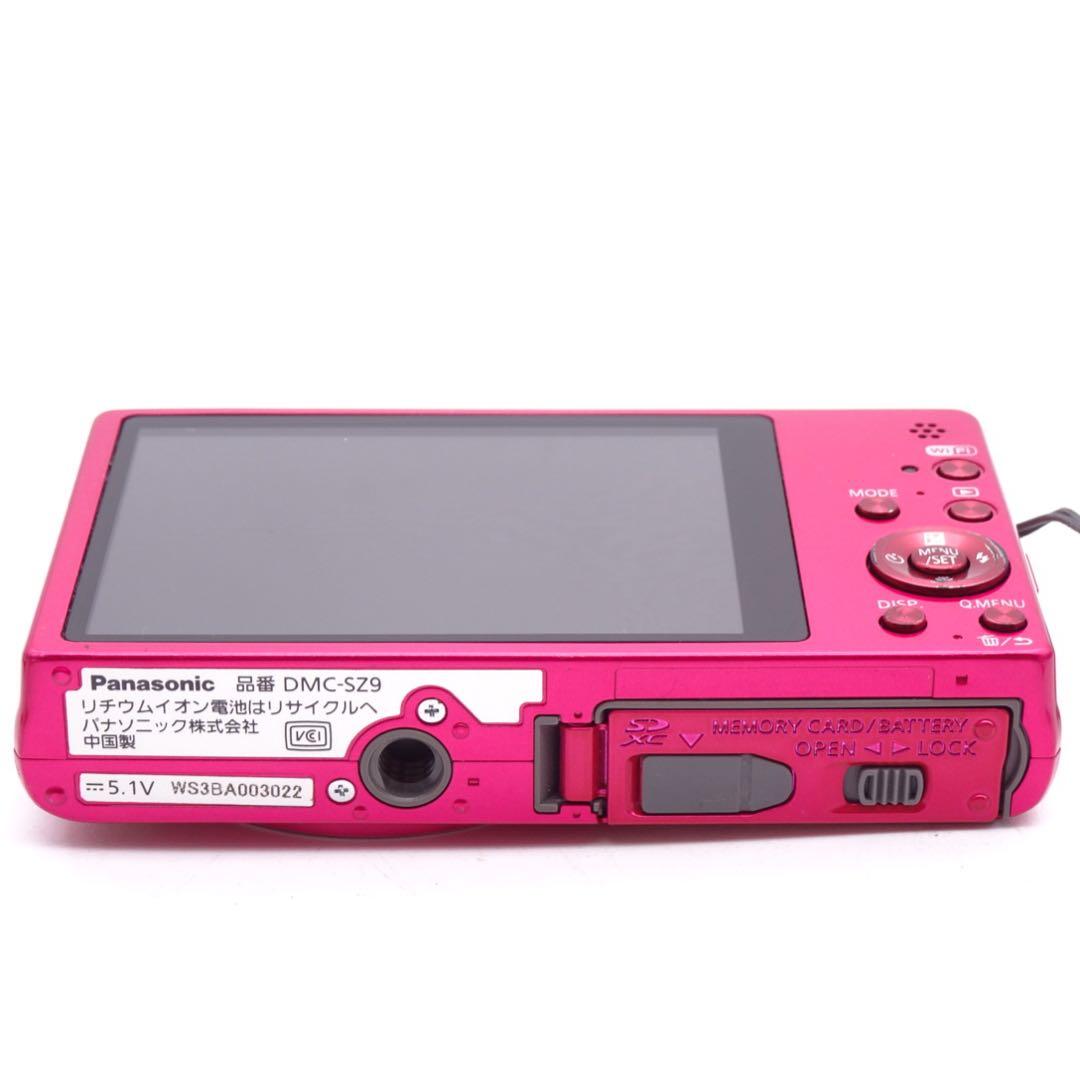 【完動美品】 Panasonic LUMIX DMC-SZ9 ピンク コンデジ