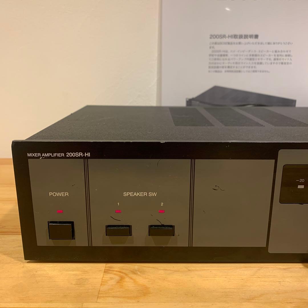BOSE 200SR-HI ミキサーアンプ マイク入力2系統 外部入力3系統