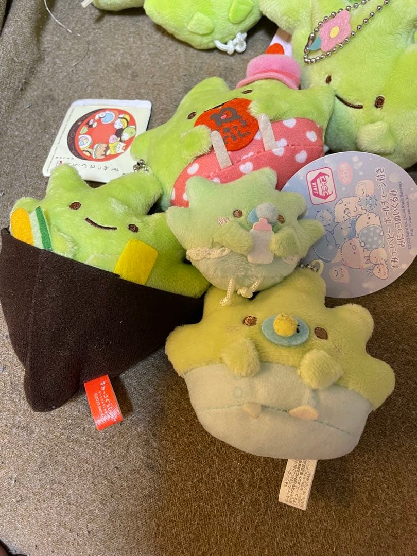 【まとめ売り】すみっコぐらし　ざっそう　ぬいぐるみ　パペット　がま口