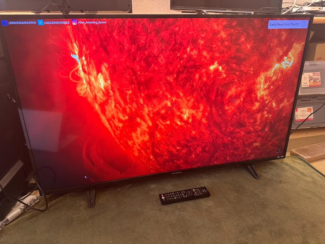 funai　フナイ　50型 テレビ FL-50U3010　19年製　4K対応！