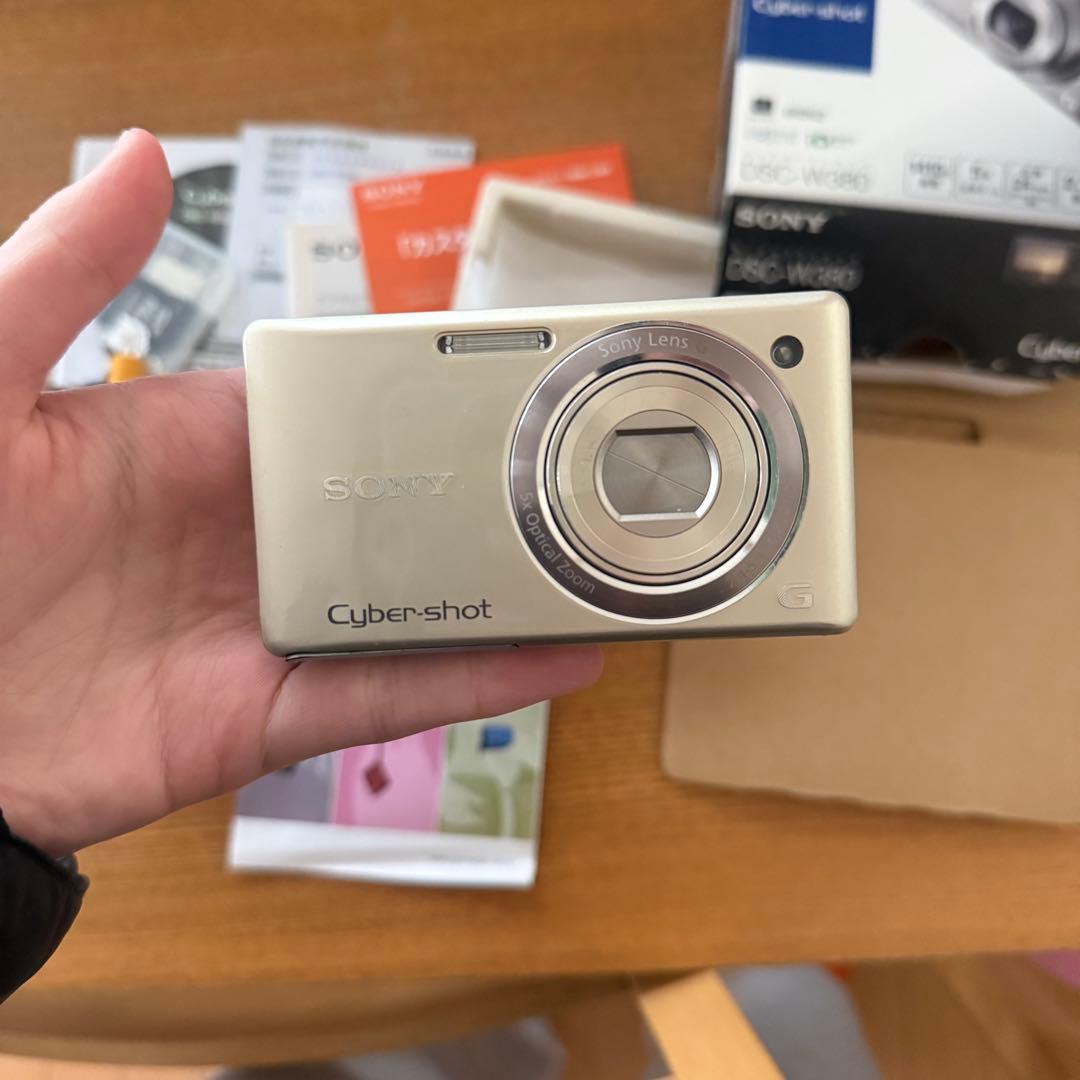 SONY デジタルカメラ　cyber-shot DSC-W380 付属品全てあり