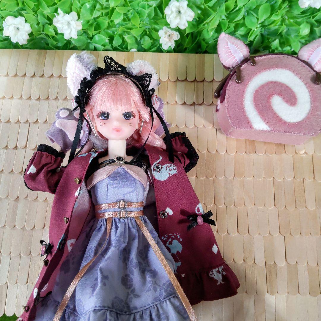 リカちゃん服 27cmドール うさぎの国のアリス　♡チェシャ猫♡