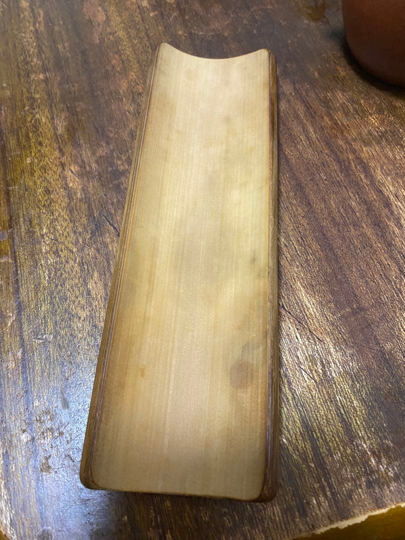 茶合 竹彫 茶道具　山水 名家 唐物