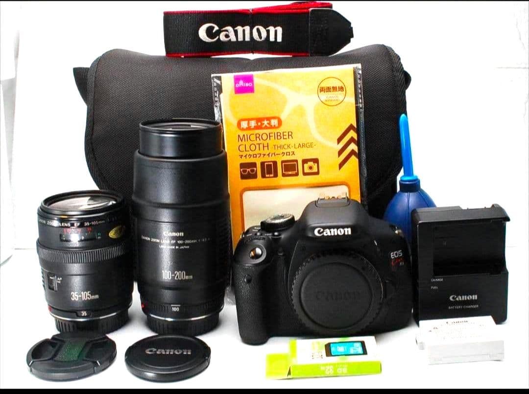 ダブルレンズ✨Canon Kissx5✨望遠レンズ✨バッグ付✨