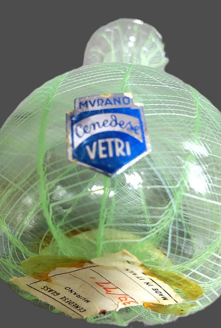 ベネチアンガラス　ムラーノ　香水瓶　工芸品　アンティーク　置物