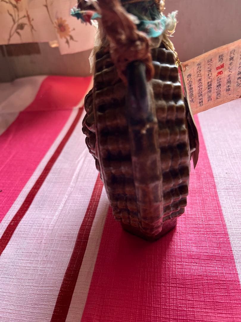 泡盛/未開封/古酒/沖縄 獅子彫刻／酒残不明