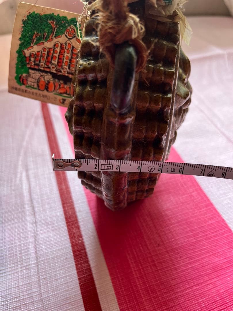 泡盛/未開封/古酒/沖縄 獅子彫刻／酒残不明