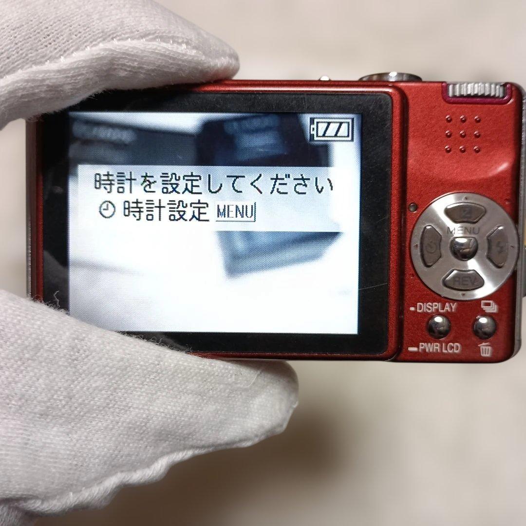 Panasonic DMC-FX7 レッド 本体と付属品