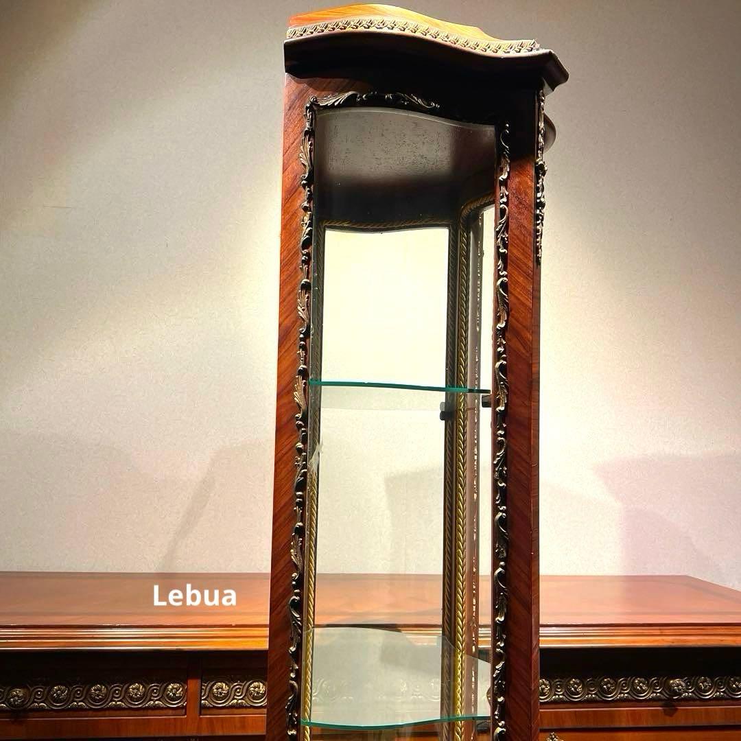 イタリア最高峰バロック様式キュリオケース真鍮【マルコーニアルテ社】高さ175cm