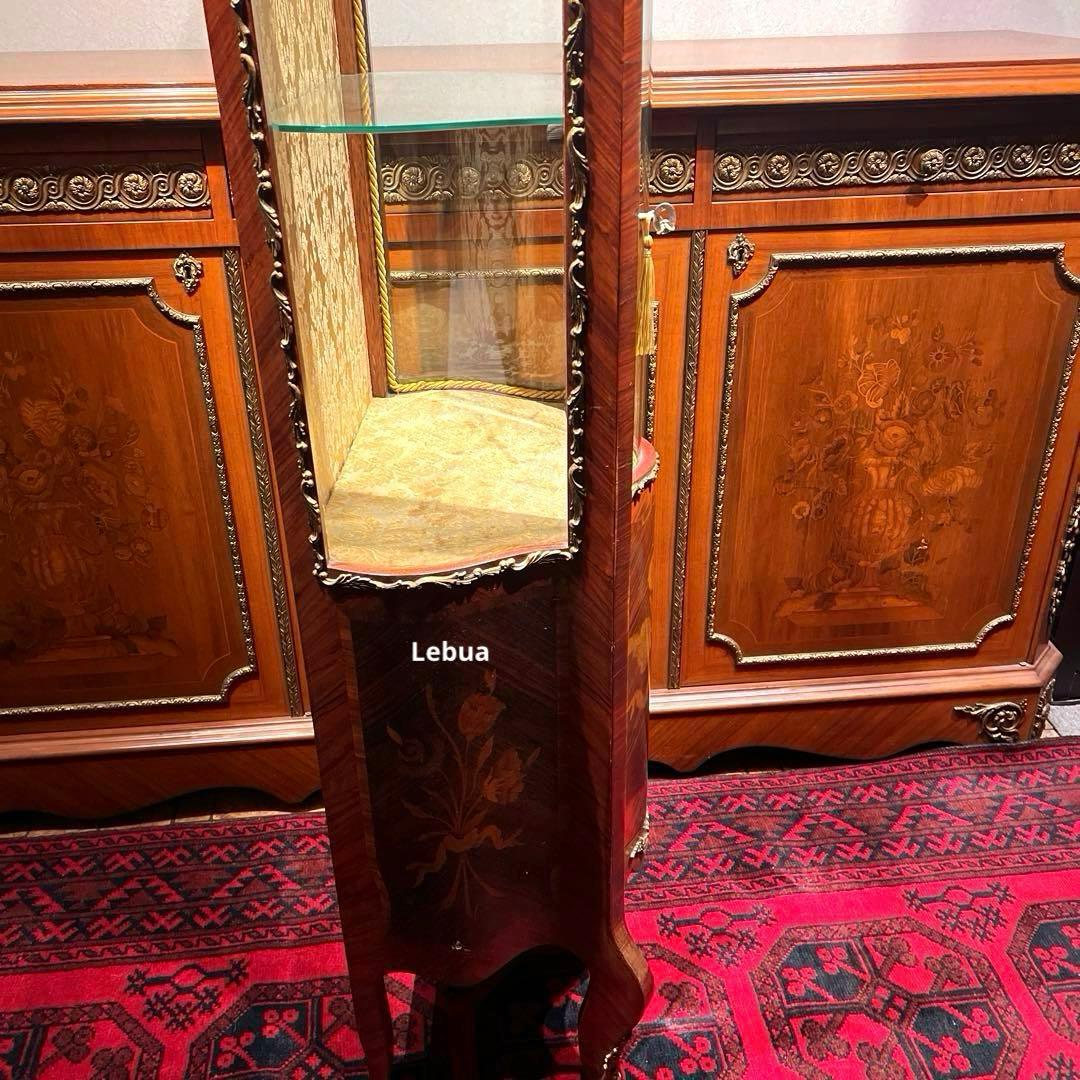イタリア最高峰バロック様式キュリオケース真鍮【マルコーニアルテ社】高さ175cm