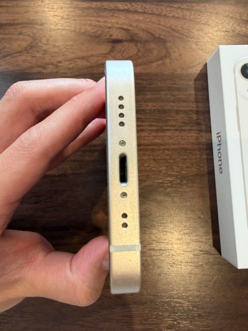【美品】Apple iPhone 13mini ホワイト スターライト
