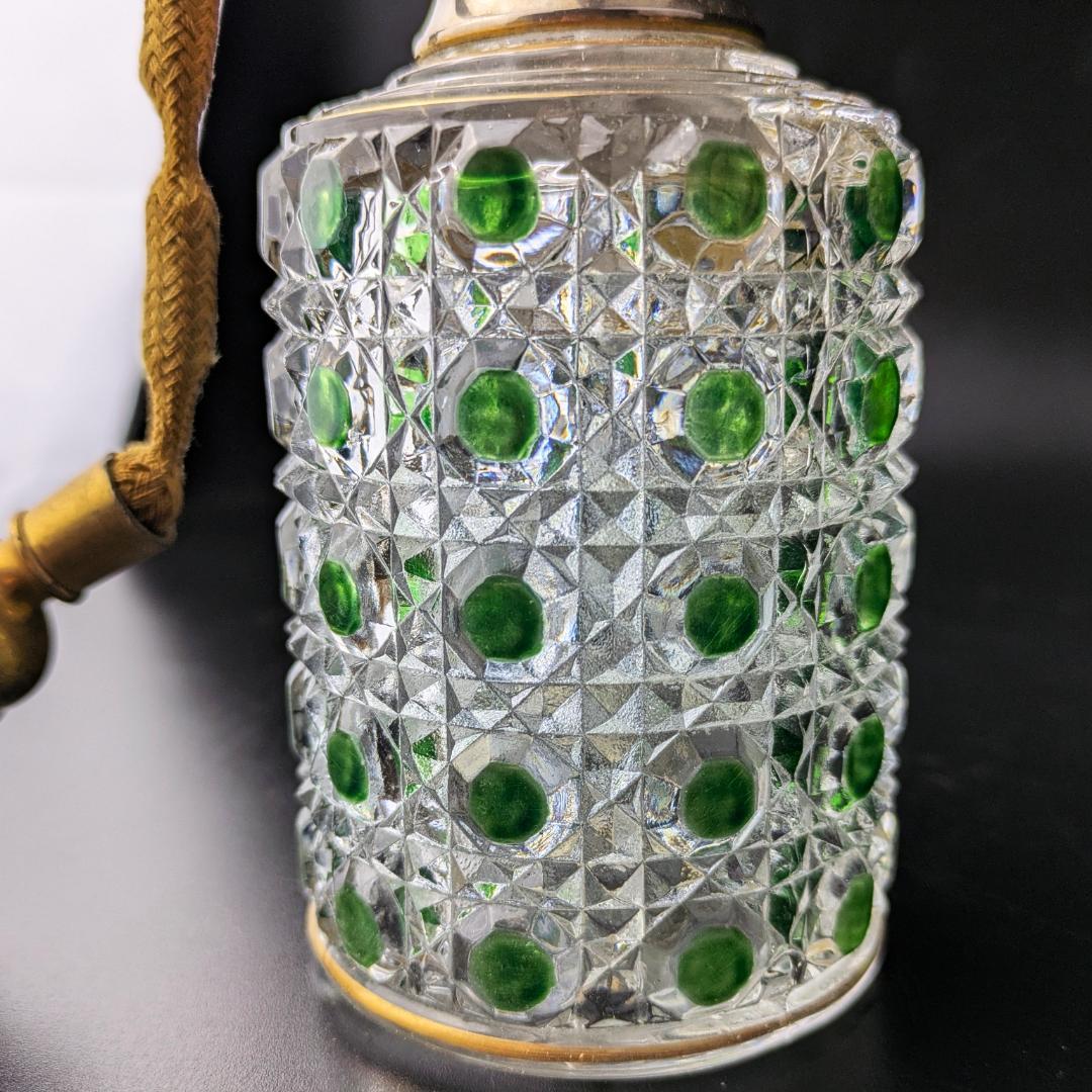 オールドバカラ ディアマン アトマイザー グリーン＆金彩 BACCARAT