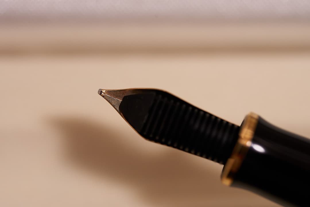 【極美品】Pelikan M400 緑縞 M 長原氏調整済 旧仕様（透過縞）
