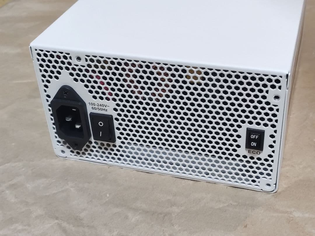 SUPER FLOWER PLATINUM 1000W ホワイト 電源 動作品