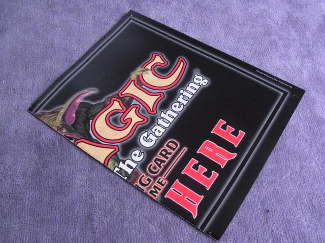 非売品　ポスター　マジック・ザ・ギャザリング　SOLD HERE　MTG　当時物