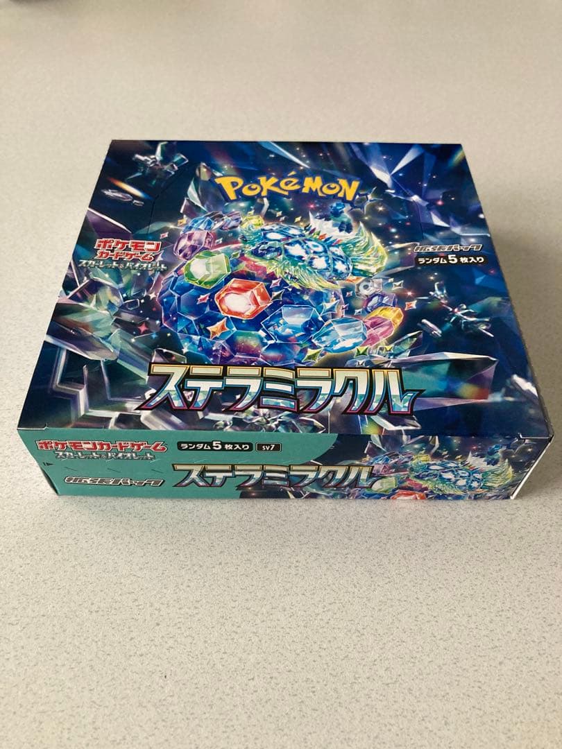 【ポケモンカード】 ステラミラクル BOX シュリンクなし、ペリペリあり