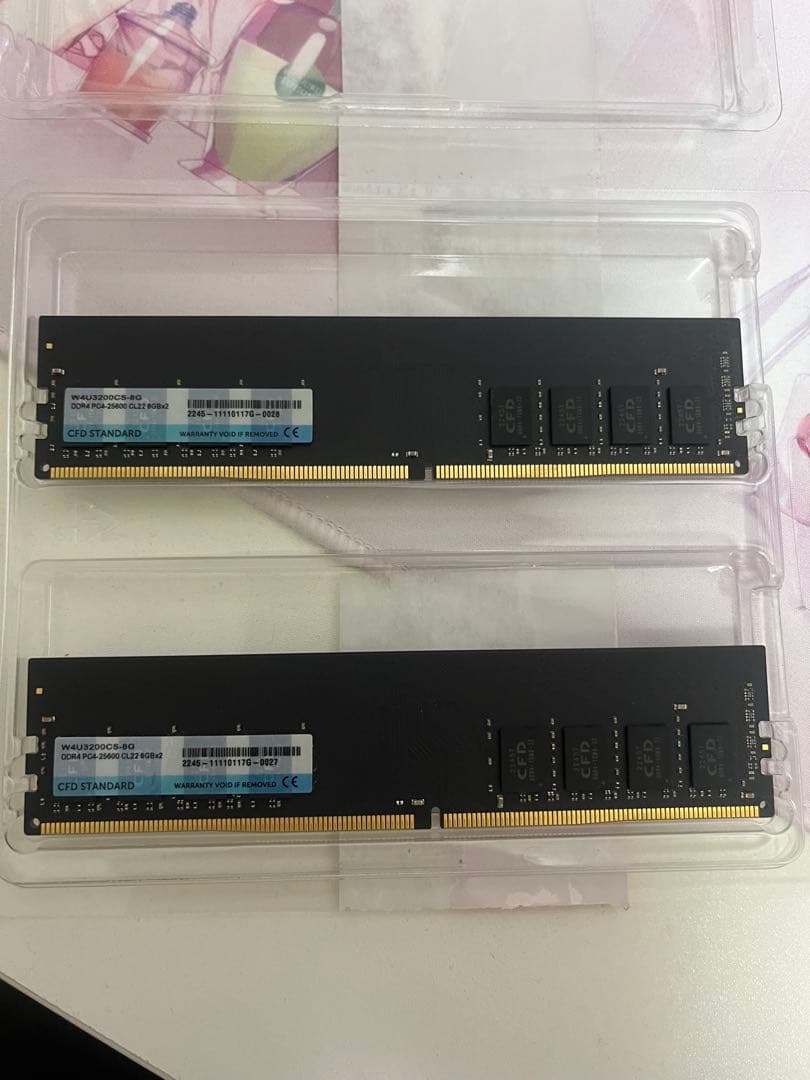 メモリ DDR4 W4U3200CS-8G 8GB×2枚