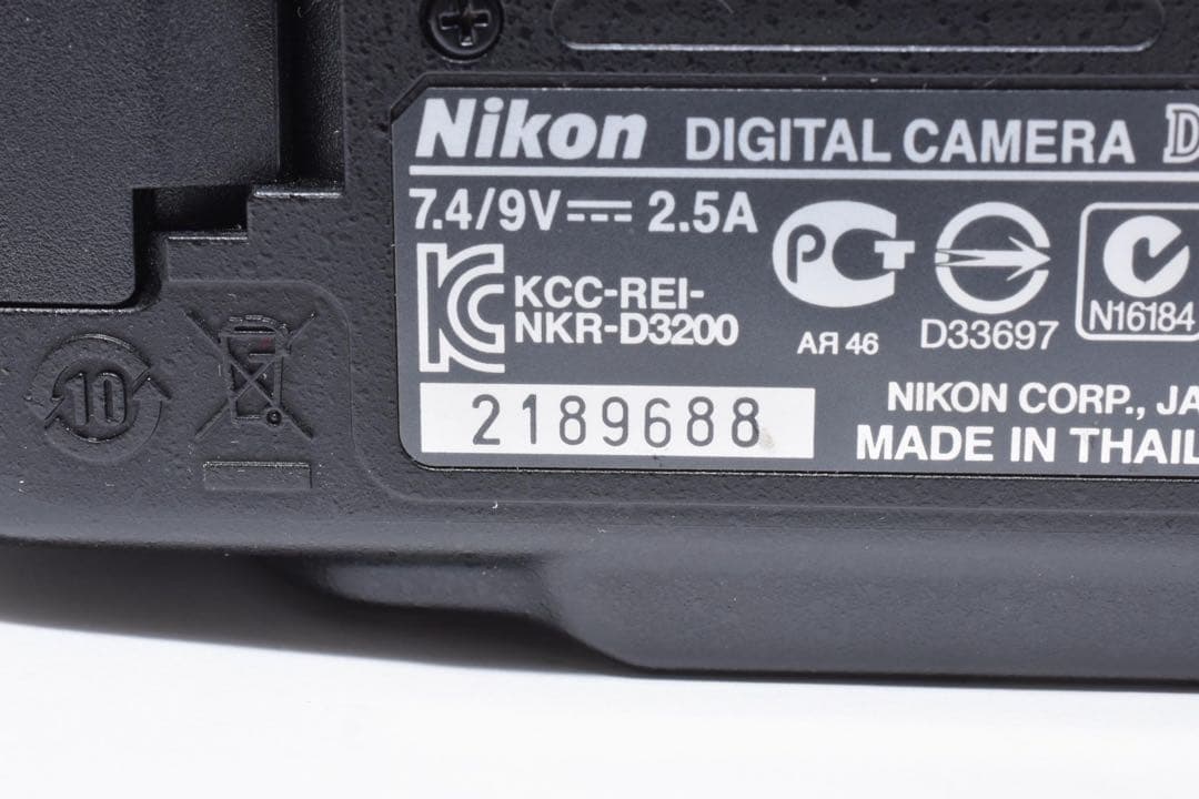 Nikon D3200★手ぶれ補正付★ダブルレンズ 一眼レフ 初めての方も安心