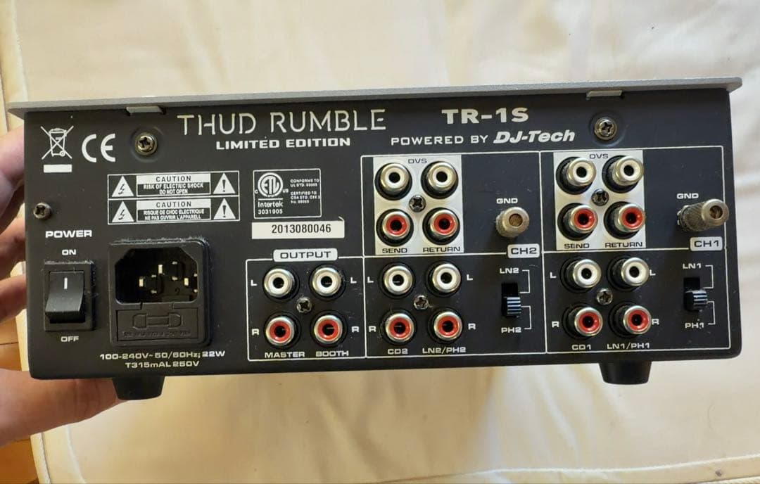 THUD RUMBLE TR-1S DJミキサー 限定版　DJ Qbert