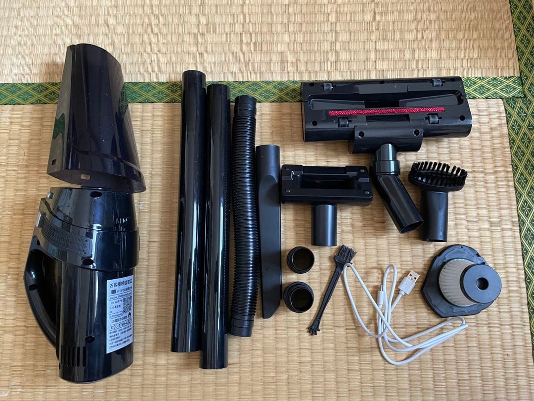 美品　動作確認済み　コードレス掃除機 VC008 ブラック 2way
