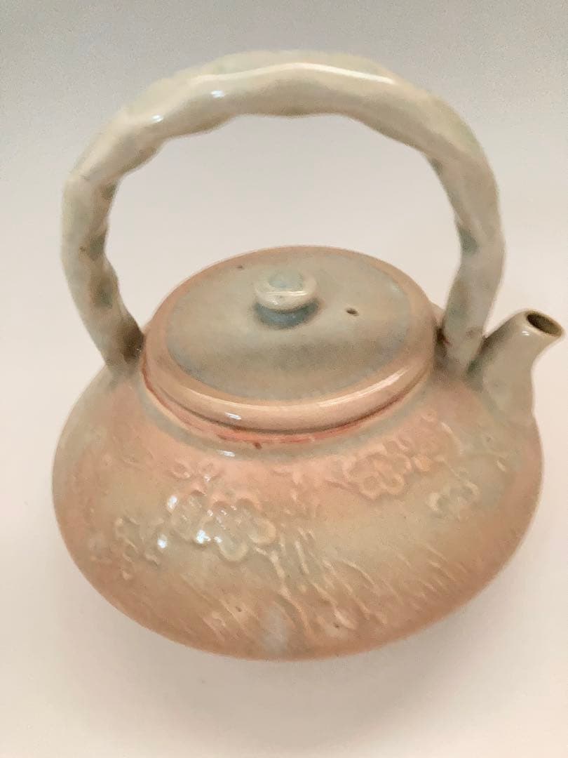 【希少】小笠原流　三階菱　玉祖窯　煎茶道具 ボウフラ　ボーフラ　湯沸かし　水差し