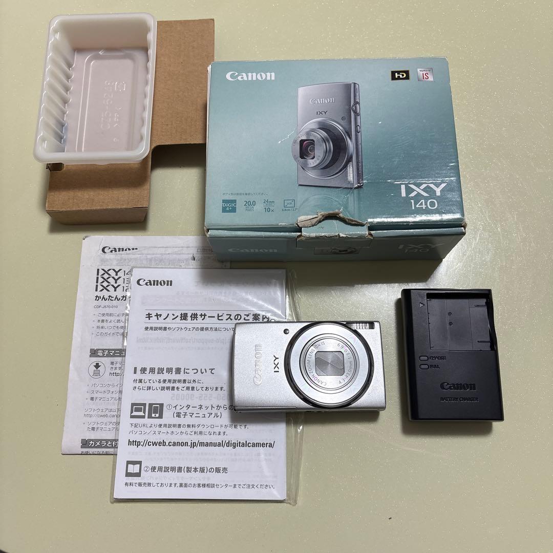 【動作済】Canon IXY 140 Silver Y2K Digicam