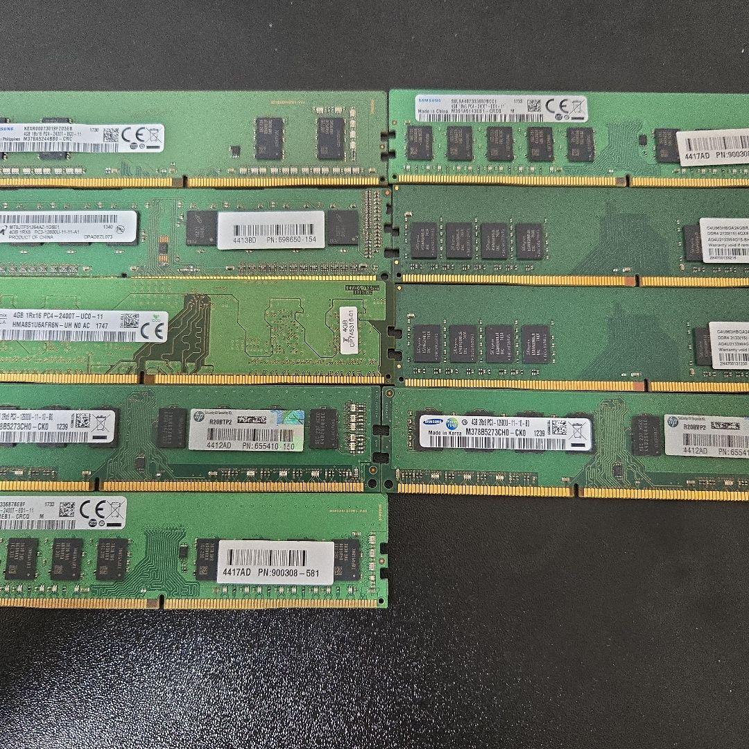 m*o様 メモリーモジュール (4GB x 9)