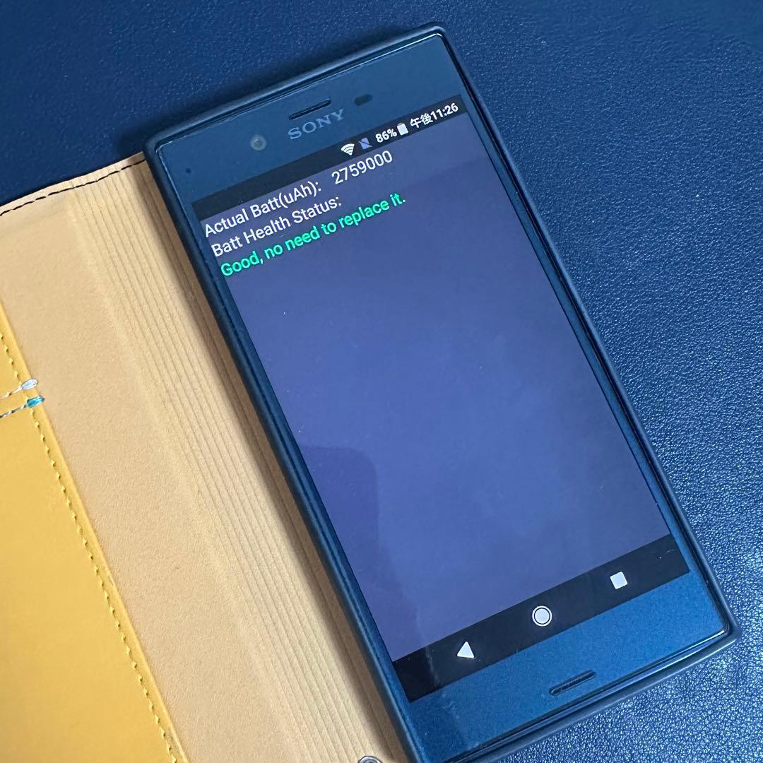 ★ケース付★ 海外版 Xperia XZ フォレストブルー