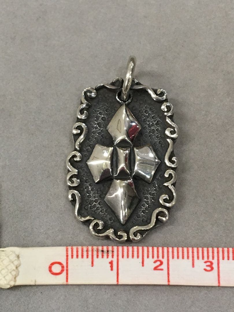 [新品] silver925 クロス　ペンダントトップ　刻印あり