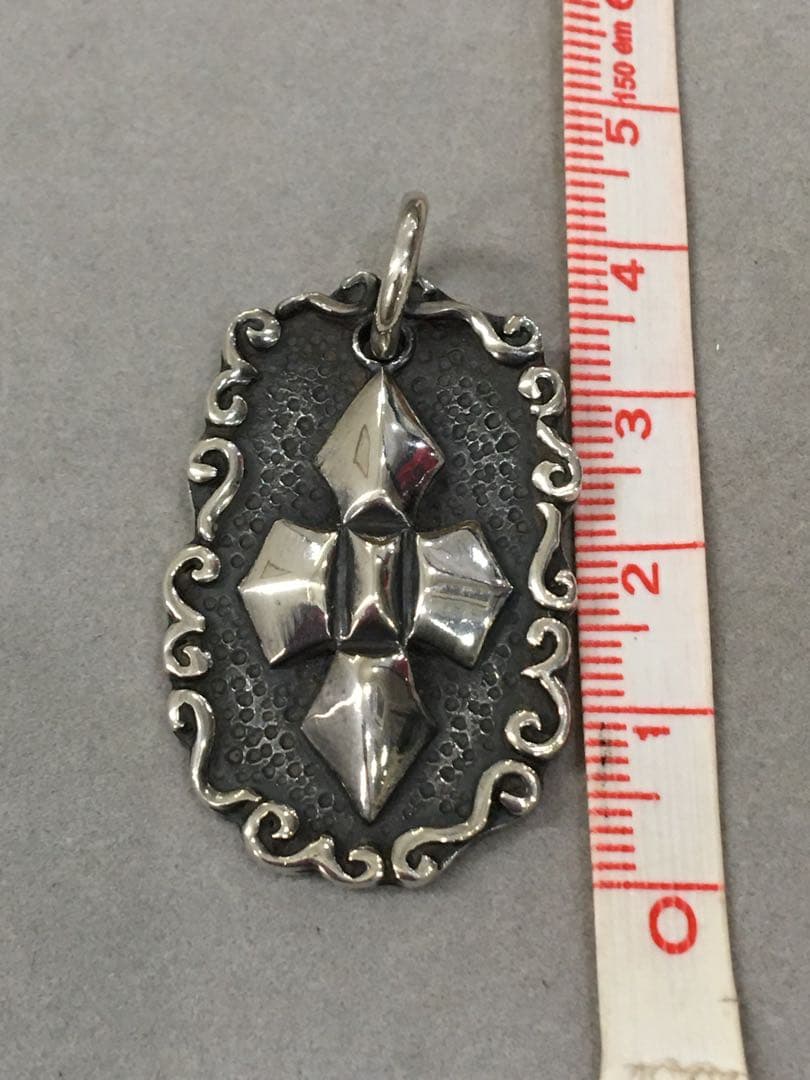 [新品] silver925 クロス　ペンダントトップ　刻印あり