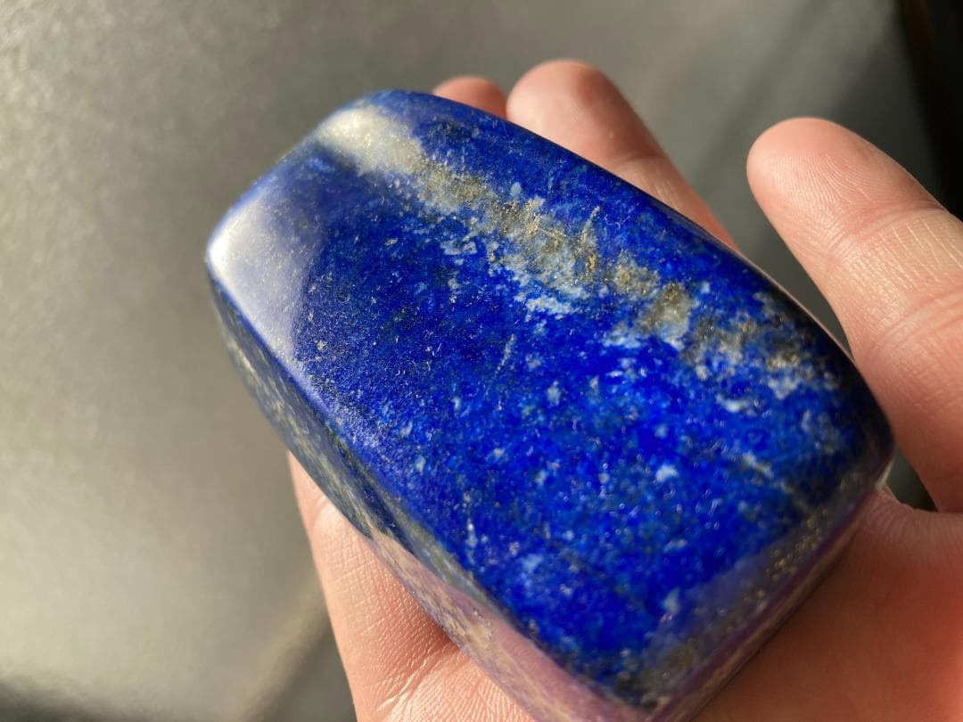 ✨週末限定値下げ✨ラピスラズリ 磨き石 タンブル 222g 約9.2cm 天然石