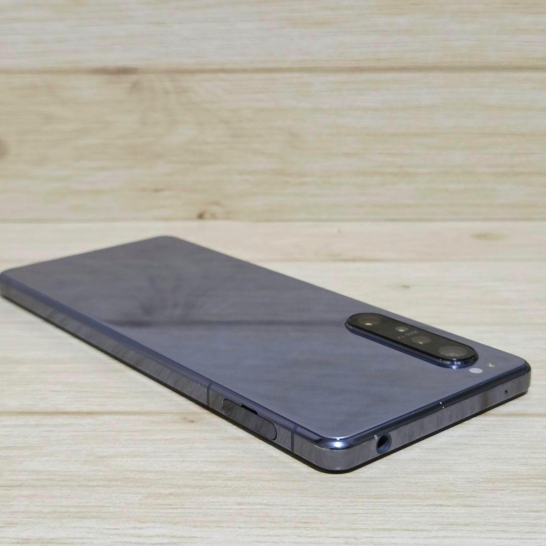 動作品【極美品】SIMフリー Xperia 1 II SO-51A パープル