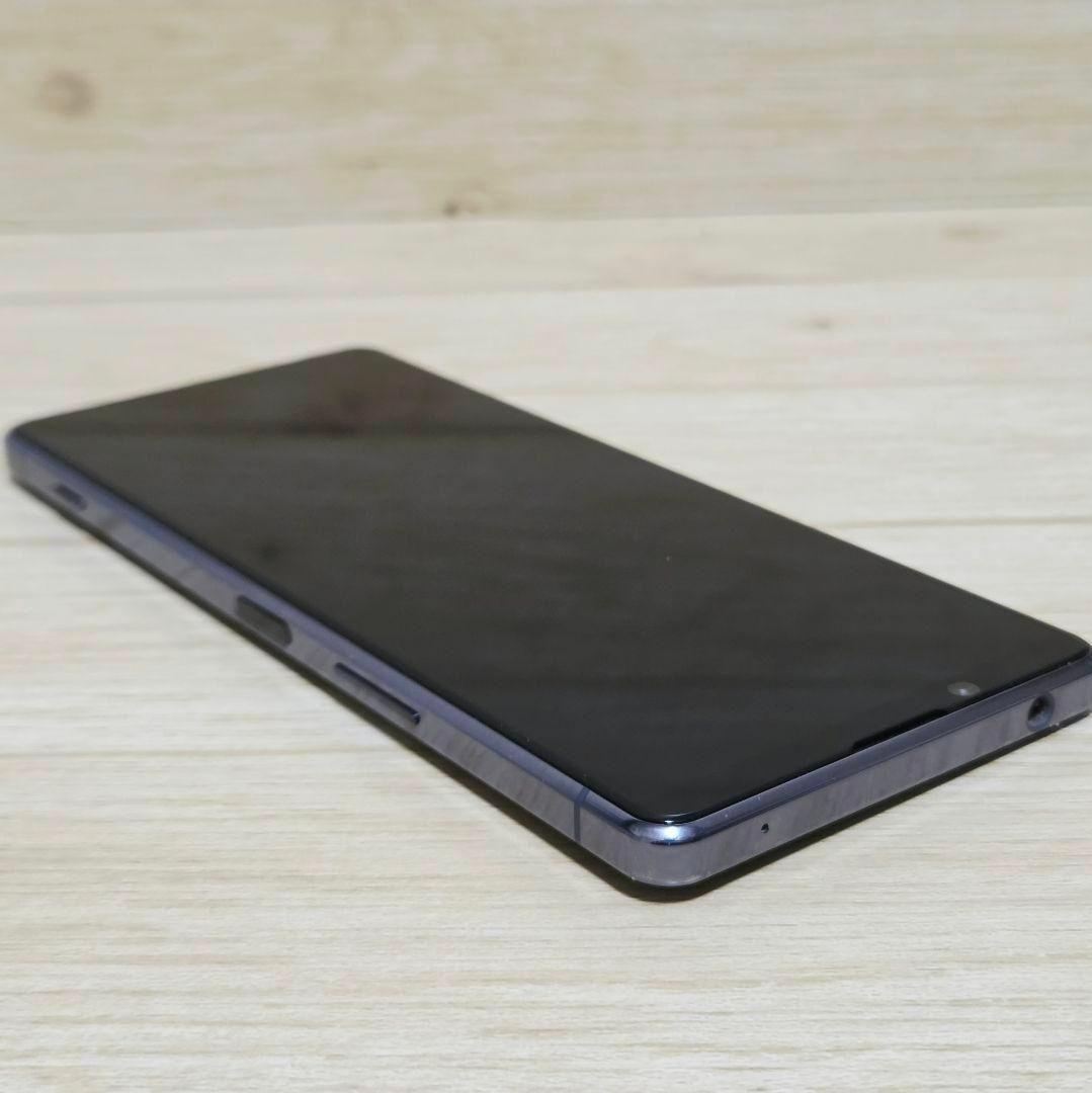 動作品【極美品】SIMフリー Xperia 1 II SO-51A パープル