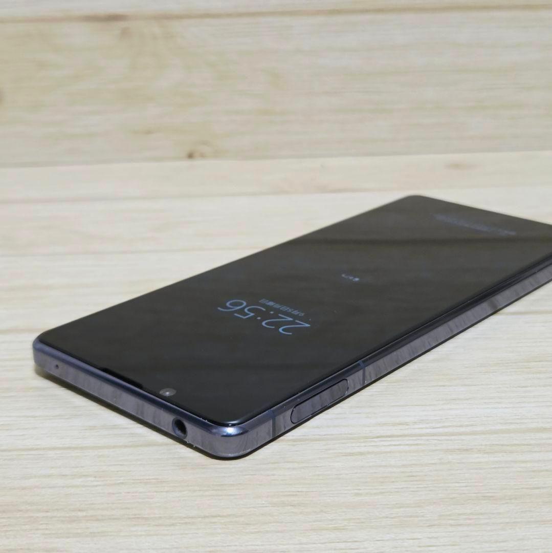 動作品【極美品】SIMフリー Xperia 1 II SO-51A パープル