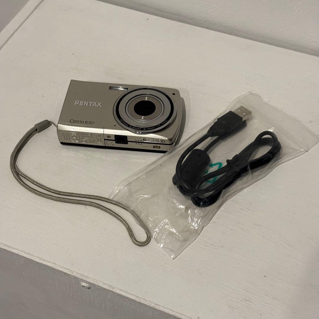美品 PENTAX Optio E80 ペンタックス オプティオ デジカメ