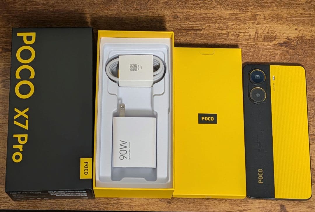 POCO X7 Pro 12GB/512GB イエロー 美品