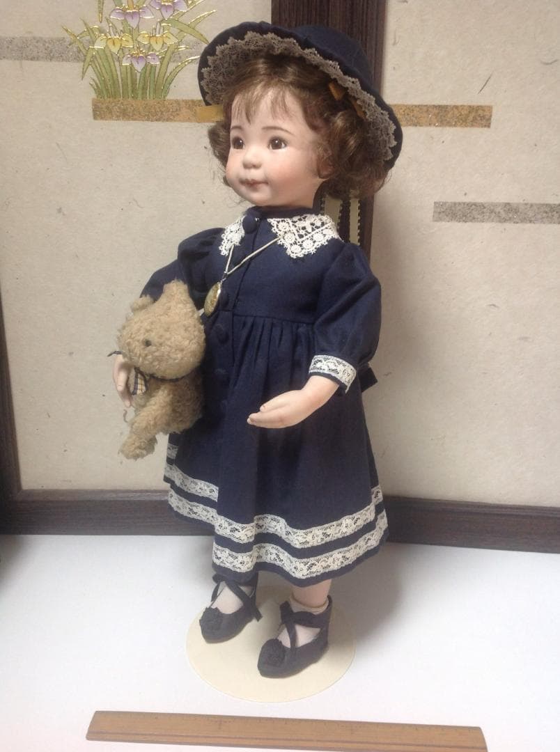 人形：ビスクドール 富野有紀子 「ラ・プッぺ」 約52cm