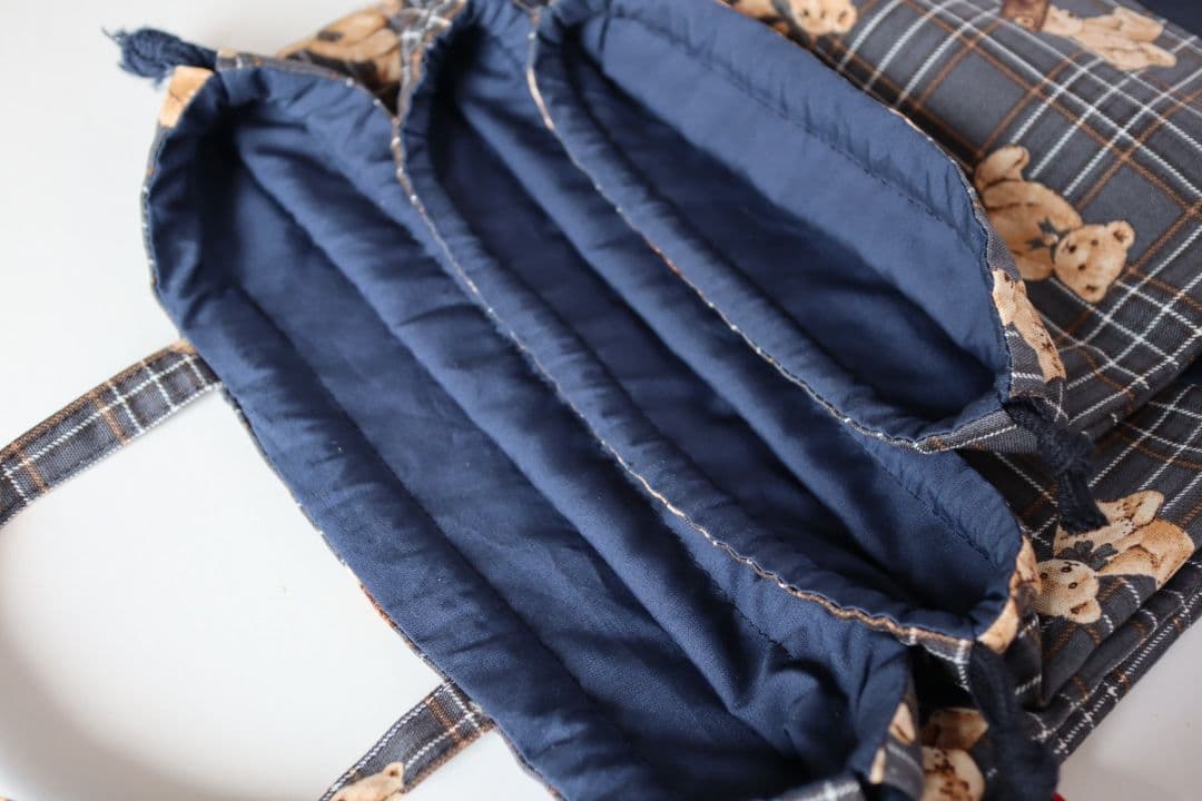 sale テディベアの入園入学5点セット　ネイビー　男の子　女の子