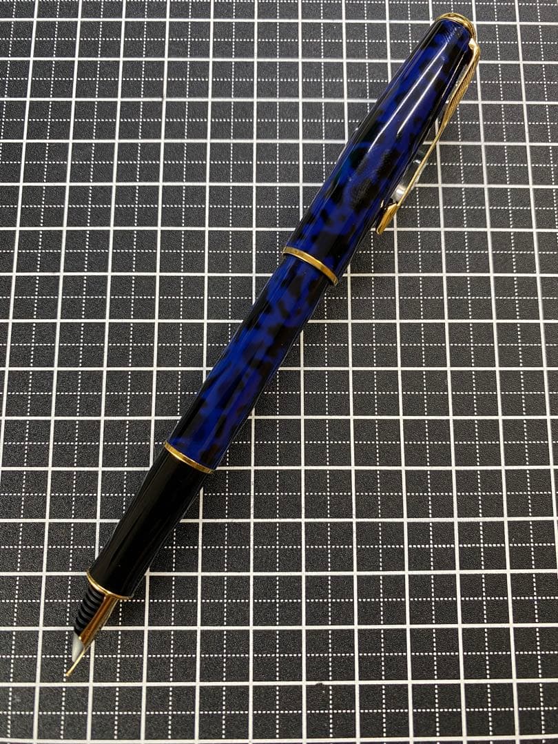 PARKER SONNET BLUE-MARBLE 万年筆　字幅X