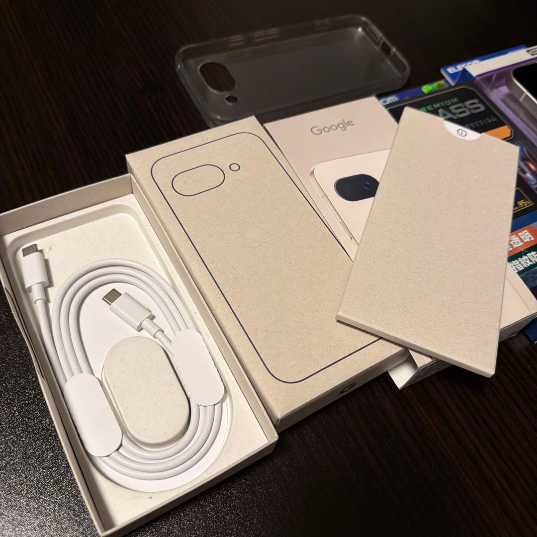 Google Pixel 9a 128GB 本体 ケース フィルム付属