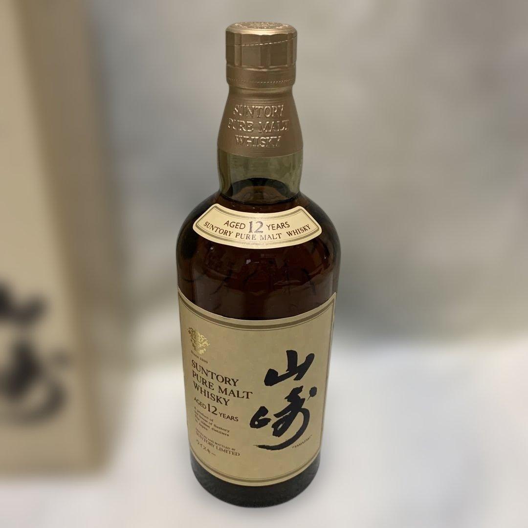 サントリー 山崎 12年 750ml　華(花)マークラベル