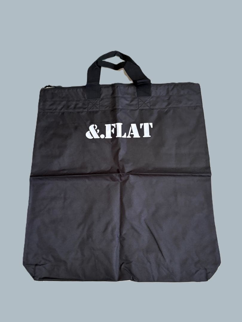 アンドフラット&FLATシルバーメタリック折り畳キャリーFL14-4-00001