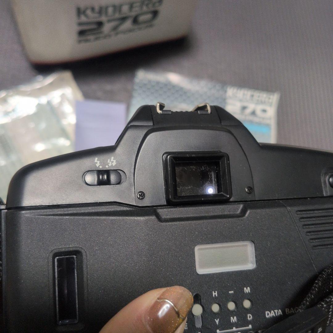 KYOCERA 270 ストロボ内蔵AF一眼レフカメラ 動作確認不明