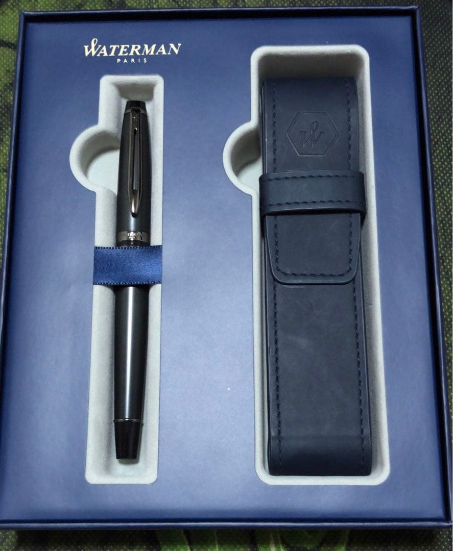 WATERMAN 万年筆 エキスパート ペンケースセット 替えインク付き